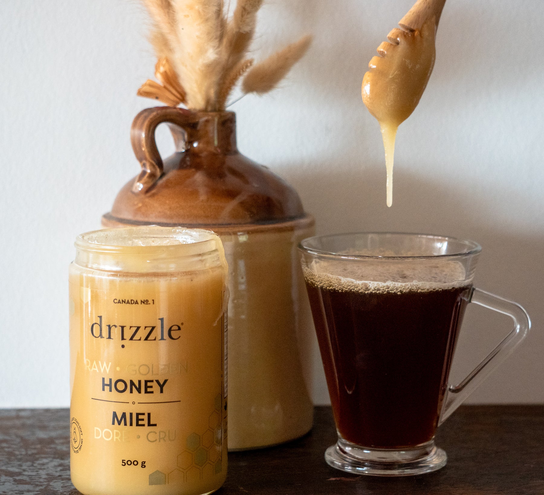 Golden & White Raw Honey (4 Pack)