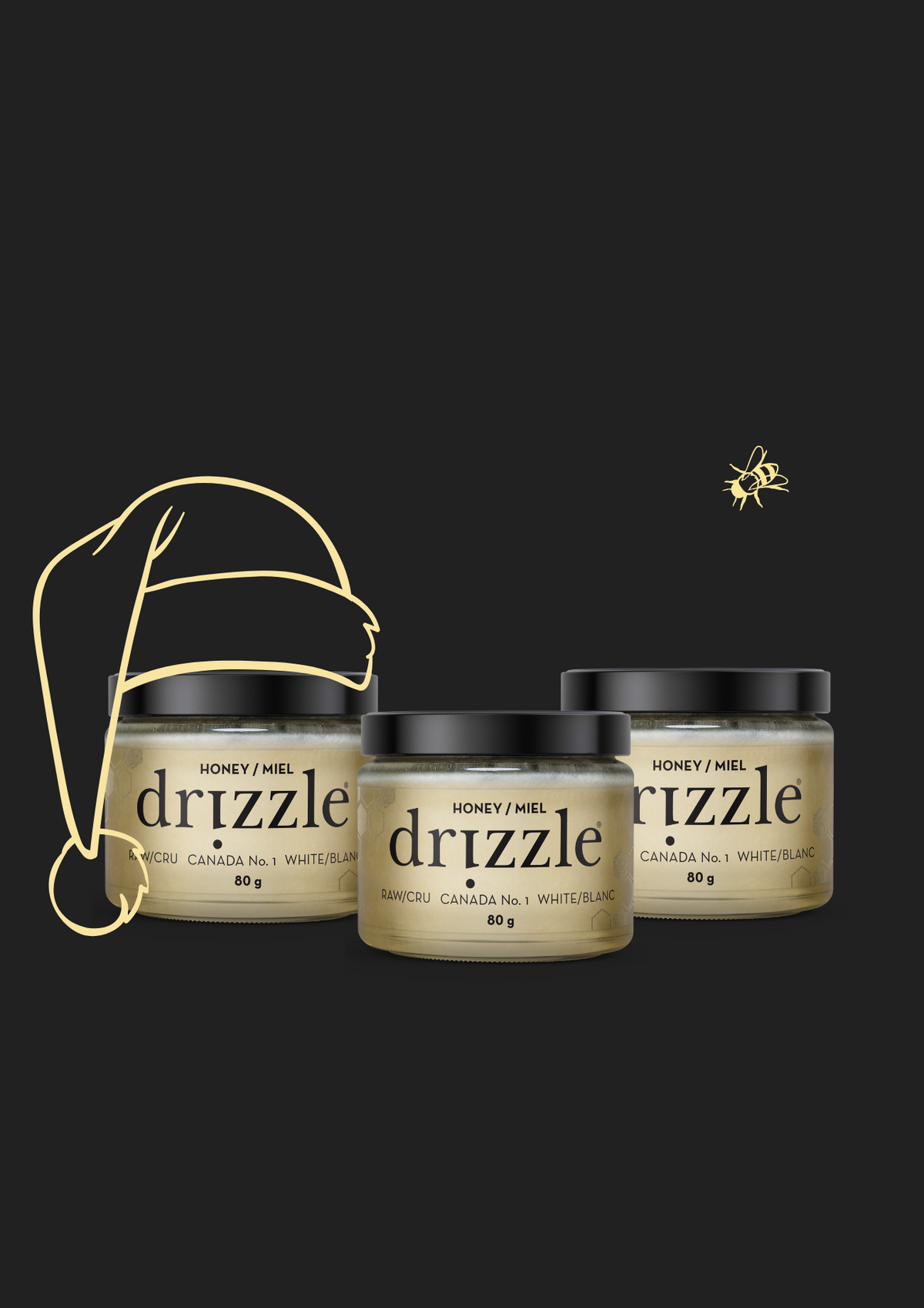 Mini White Raw Honey (12 Pack)