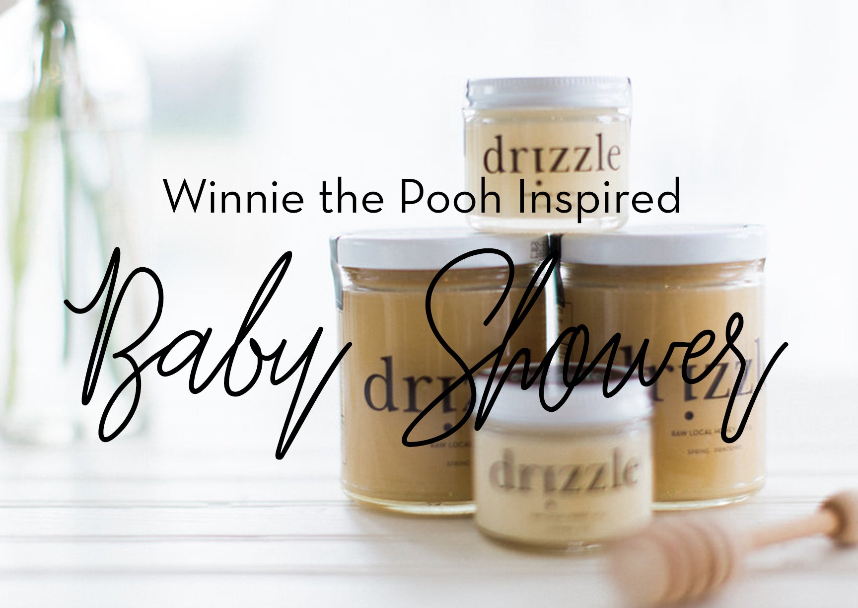 Drizzle Honey Baby Shower Raw Honey Favours