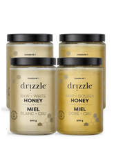 Golden & White Raw Honey (4 Pack)