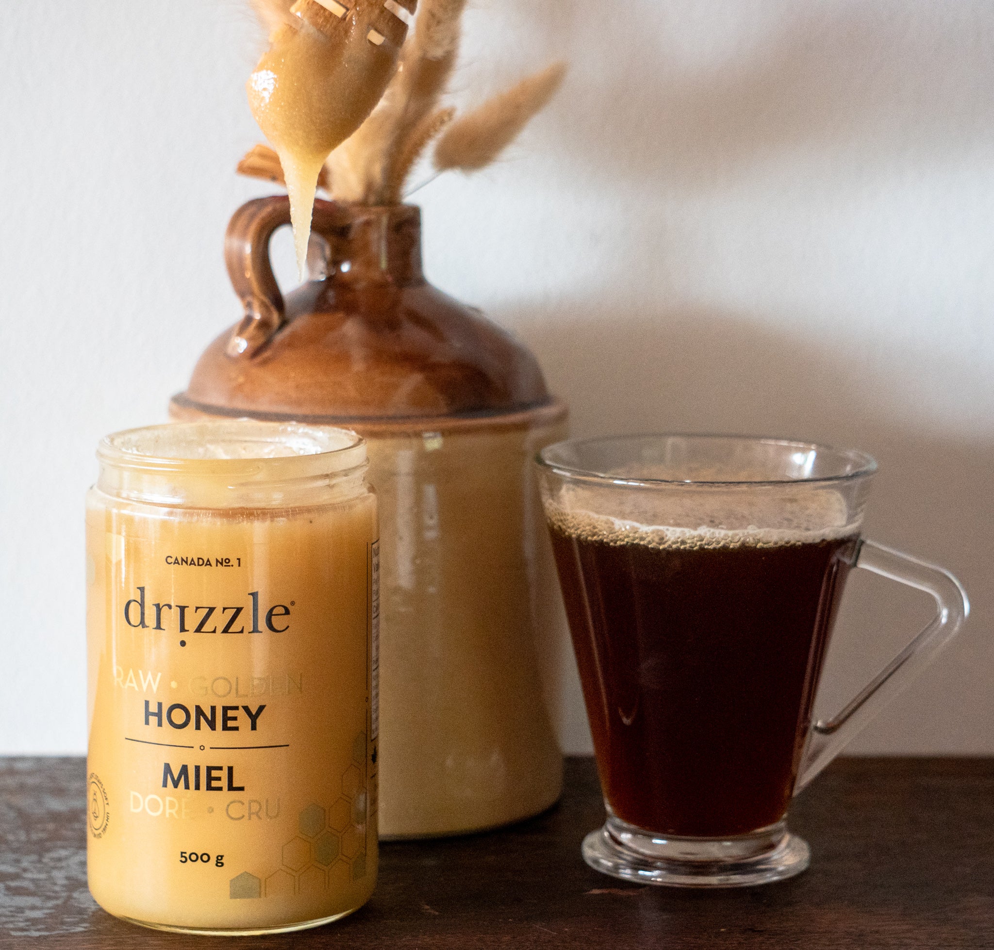 Drizzle Golden Raw Honey