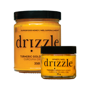 Drizzle Turmeric Gold Raw Honey